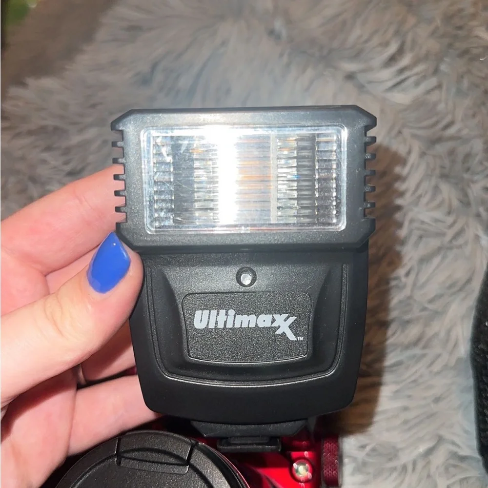Nikon Coolpix B500 camera with bag and necessities.